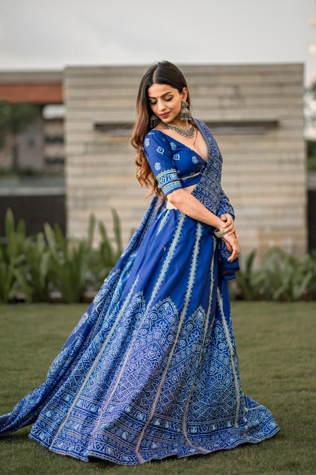 Amazing Bandhani Print With Gota Patti Work Traditional Lehenga Choli