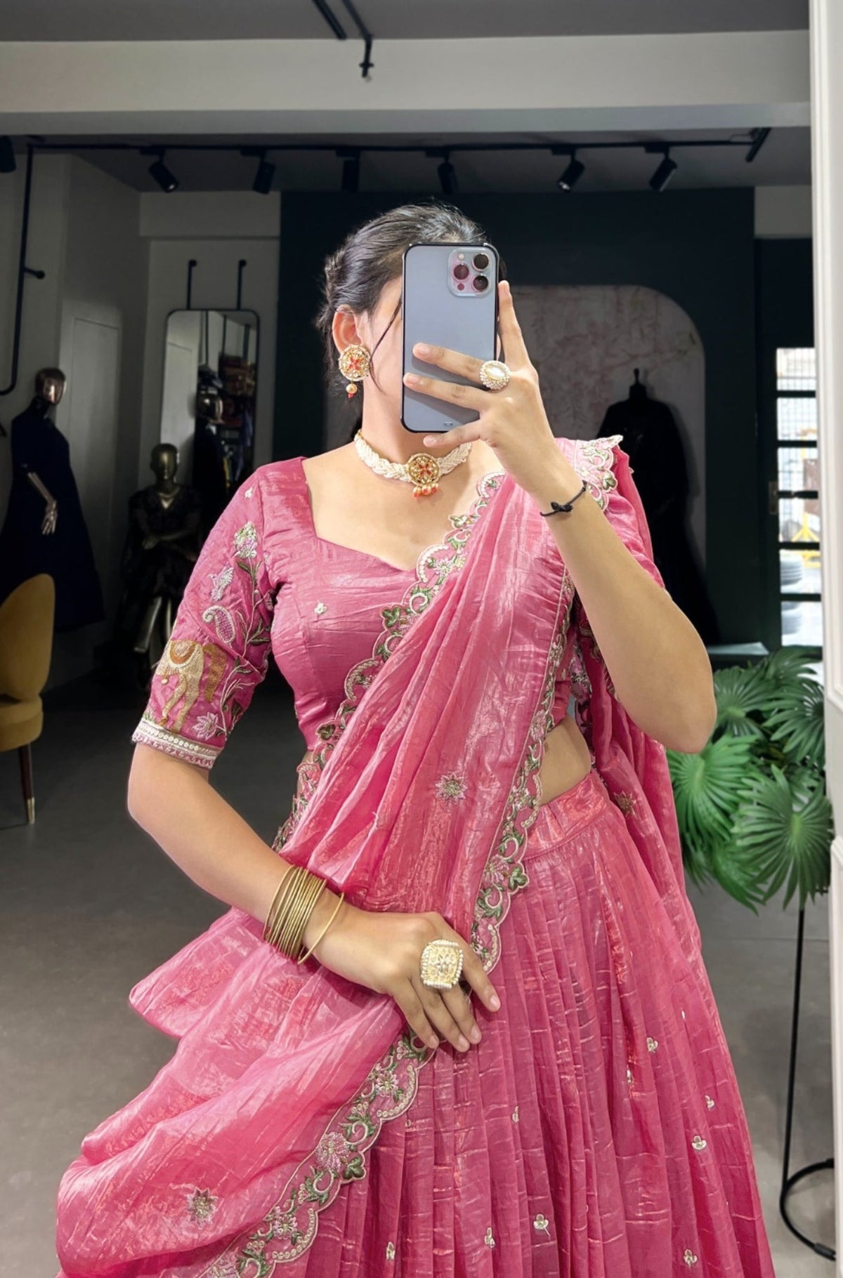 Traditional Indian Ensemble Beautiful Lehenga Choli