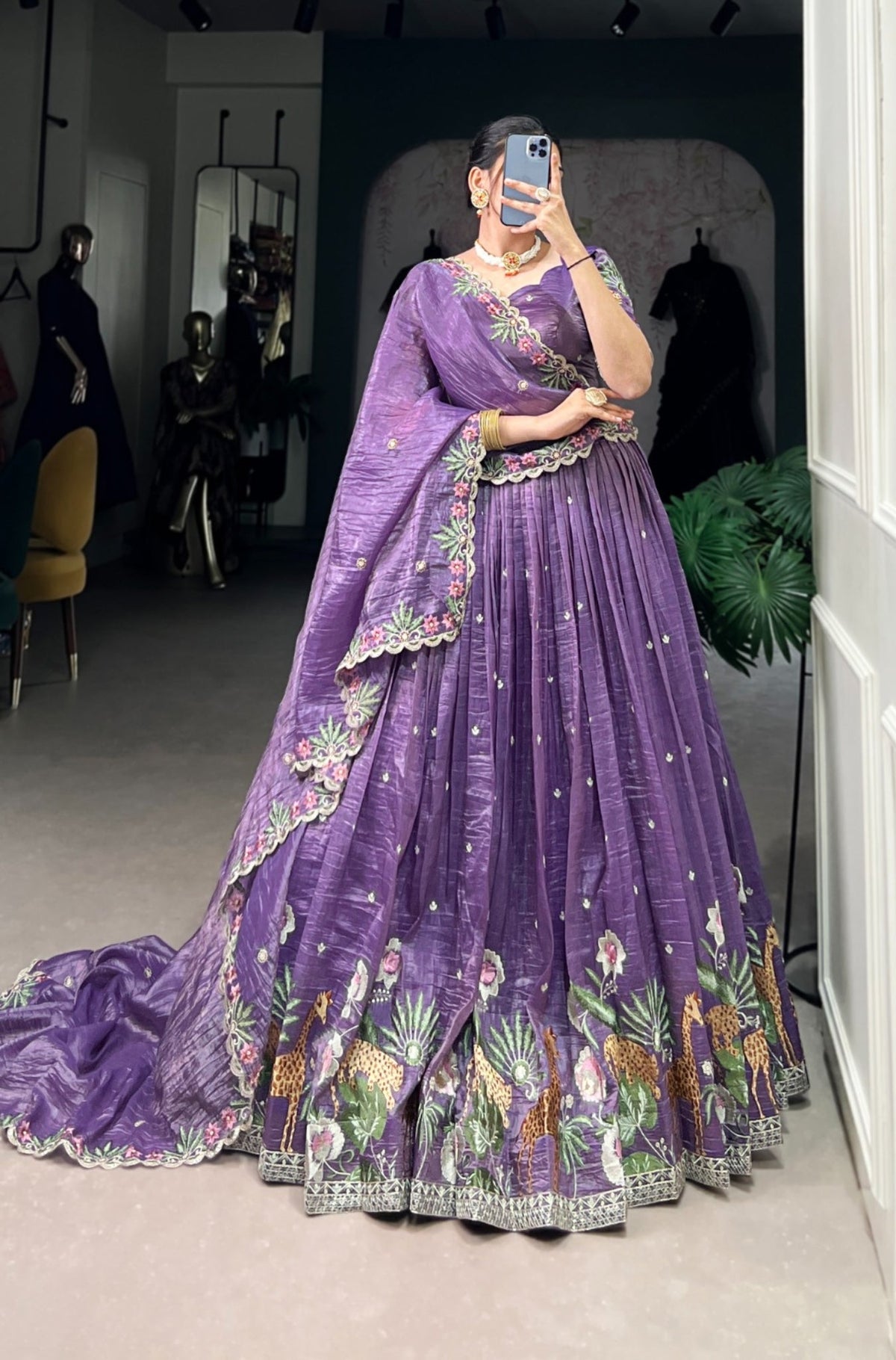 Traditional Indian Ensemble Beautiful Lehenga Choli