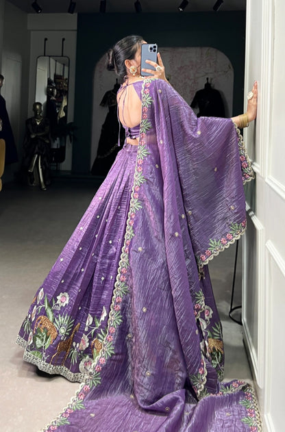 Traditional Indian Ensemble Beautiful Lehenga Choli
