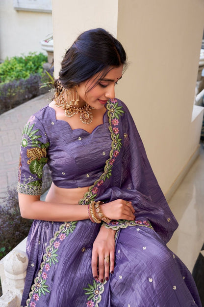 Traditional Indian Ensemble Beautiful Lehenga Choli