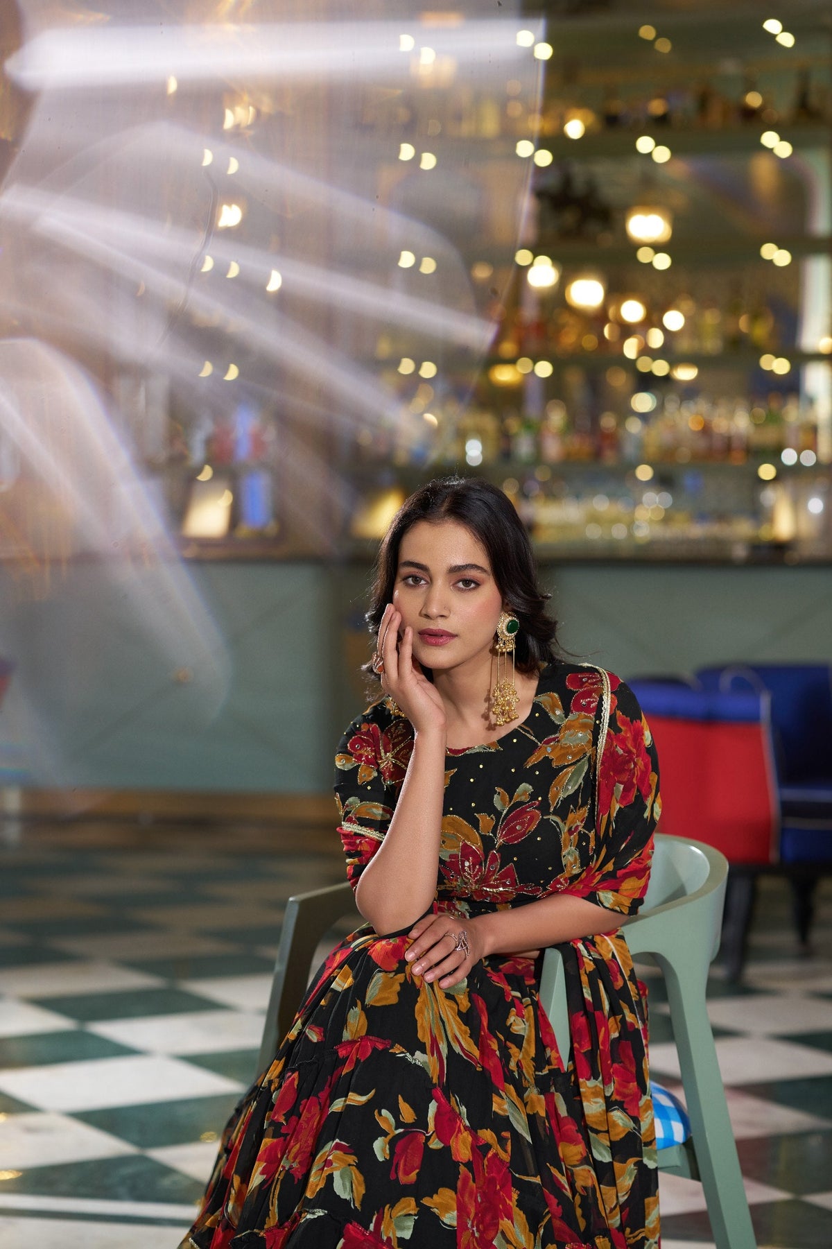 Luxury Marble Printed Lehenga Choli Collection for Special Occasions