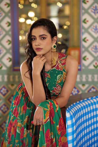 Luxury Marble Printed Lehenga Choli Collection for Special Occasions