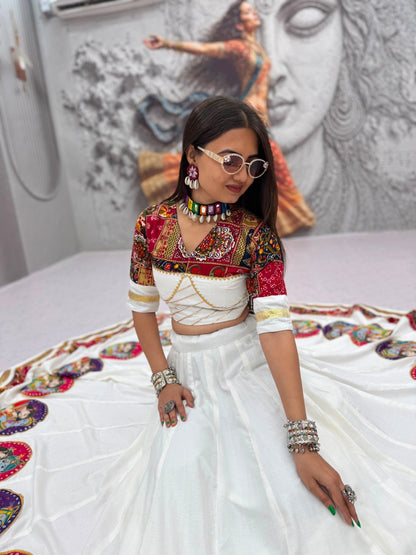 Navratri Cotton Printed Lehenga Set | Tulip Designer
