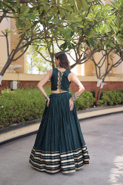 Navratri Special Reyon Gamthi Lehenga Choli Set | Tulip Designer