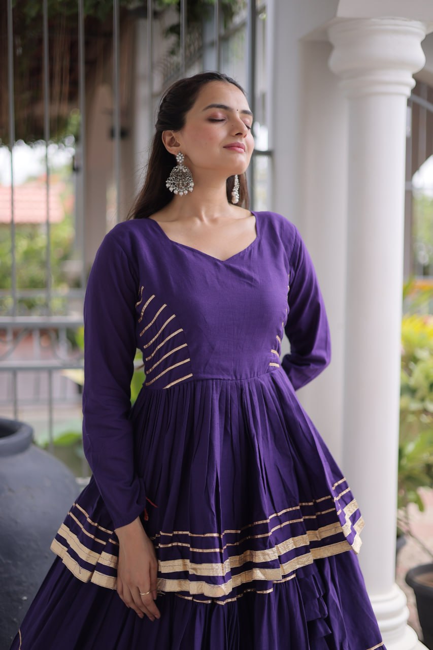 Noorani Cora Cotton Frill Lehenga Collection For Women