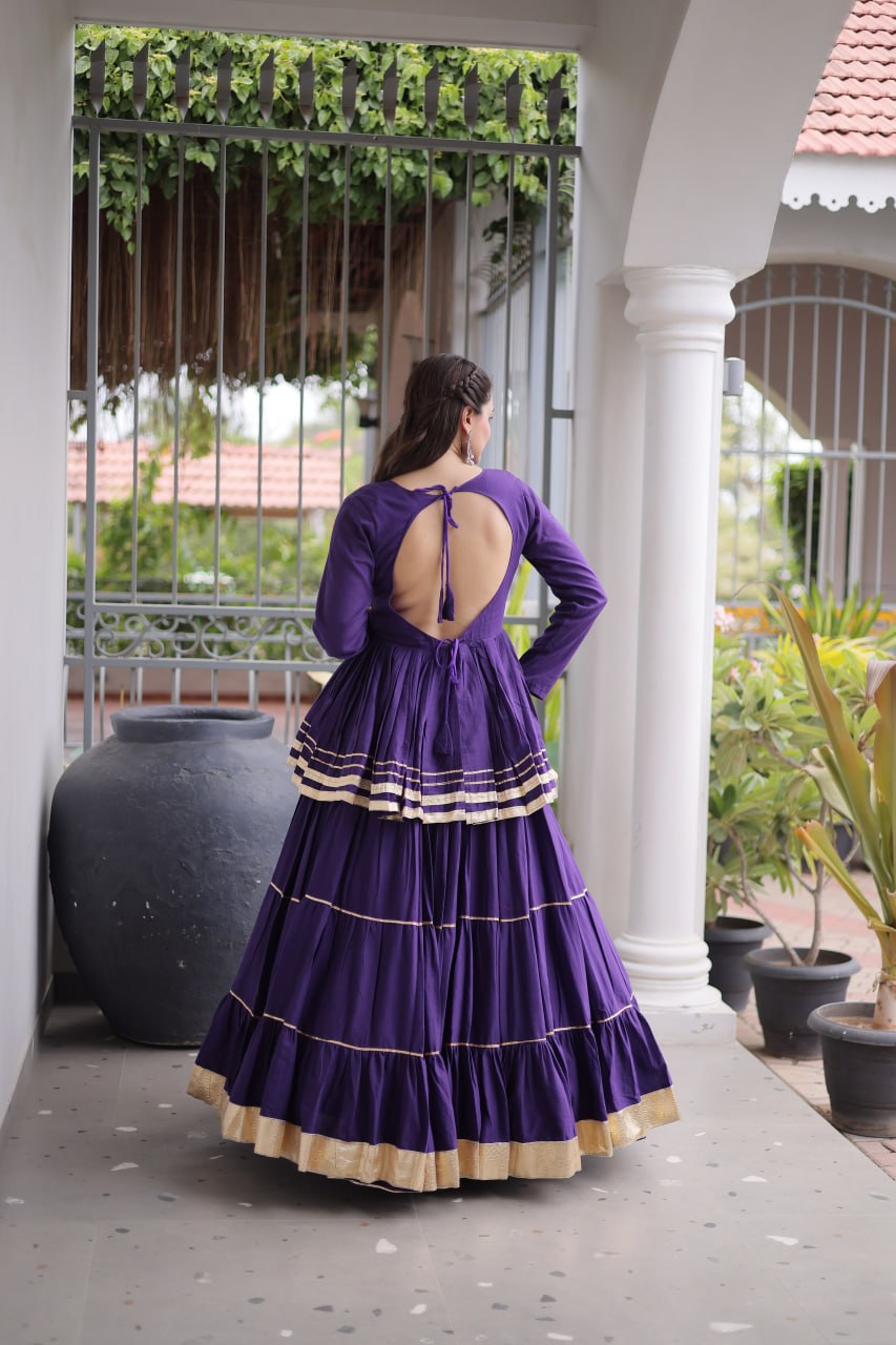 Noorani Cora Cotton Frill Lehenga Collection For Women