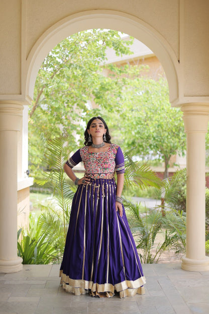 Reyon Double Ghera Lehenga Set | Tulip Designer 