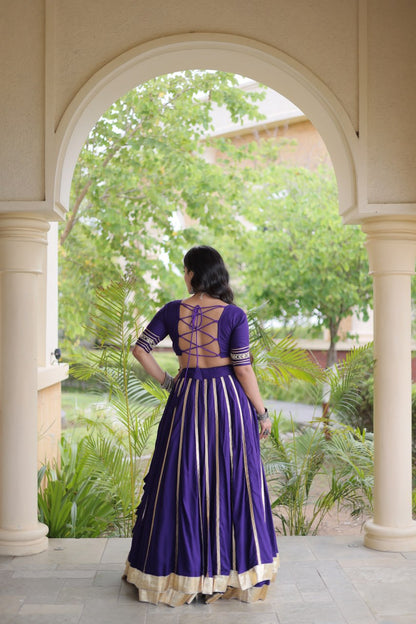 Reyon Double Ghera Lehenga Set | Tulip Designer