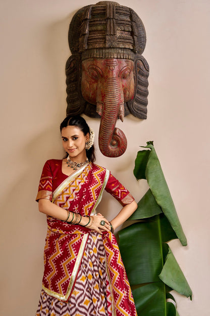 Navratri Special Embossed Lace Lehenga Set | Tulip Designer