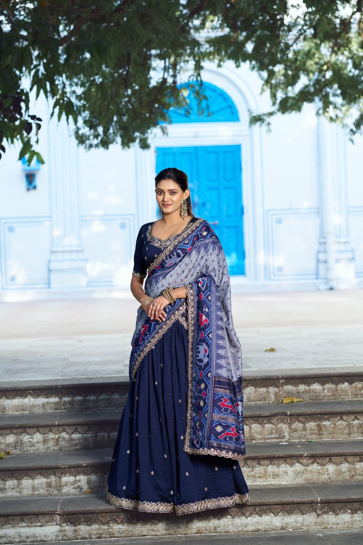 Royal Vichitra Silk Heavy Flair Lehenga with Designer Dupatta 